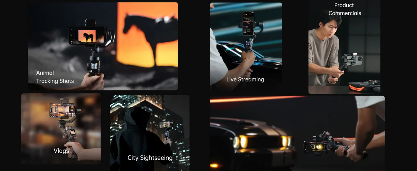 Hohem iSteady M7 AI Tracking Smartphone Gimbal Stabilizer overview 12