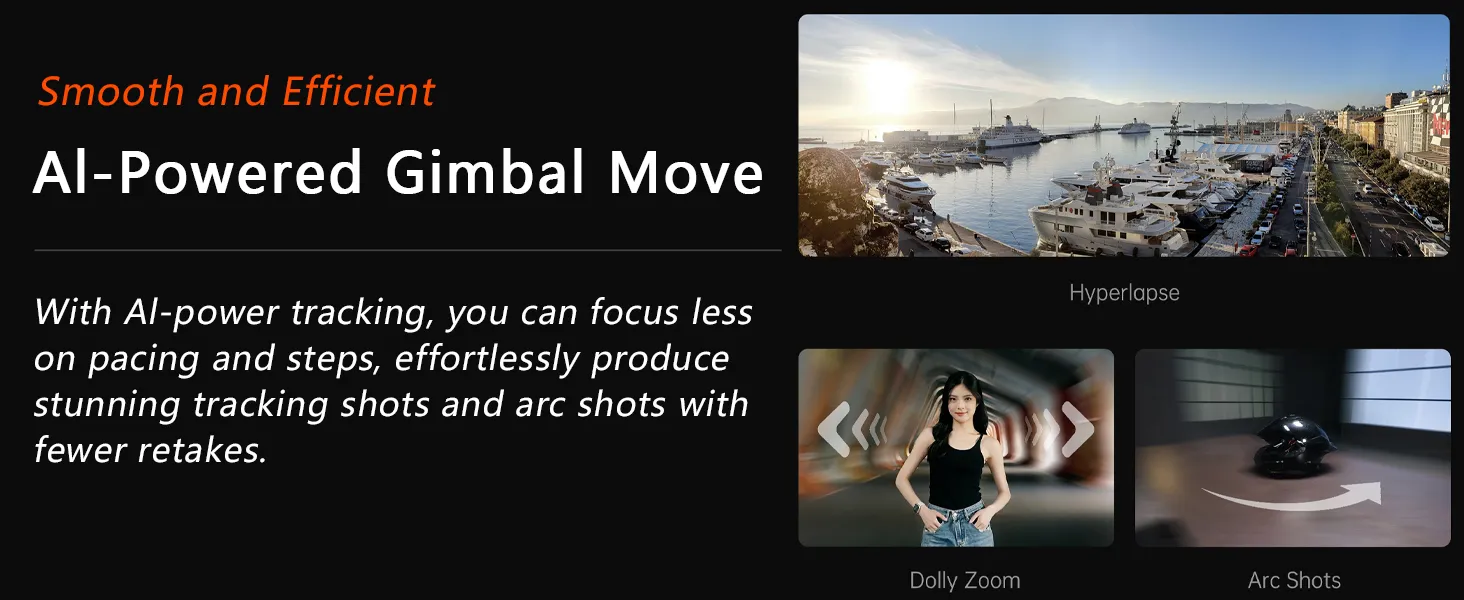Hohem iSteady M7 AI Tracking Smartphone Gimbal Stabilizer overview 8
