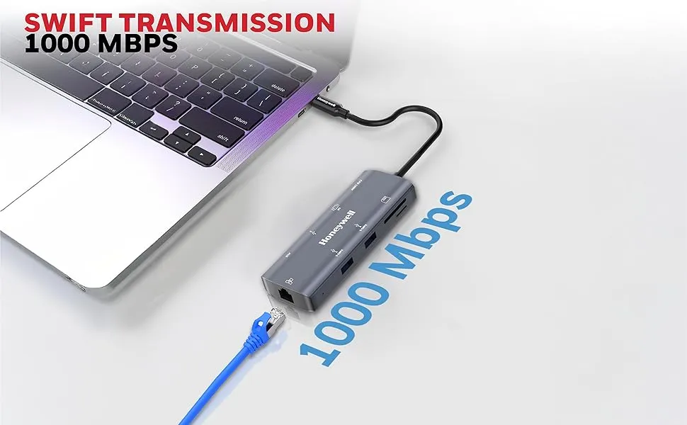 Honeywell 9-in-1 Type C Dock overview 2