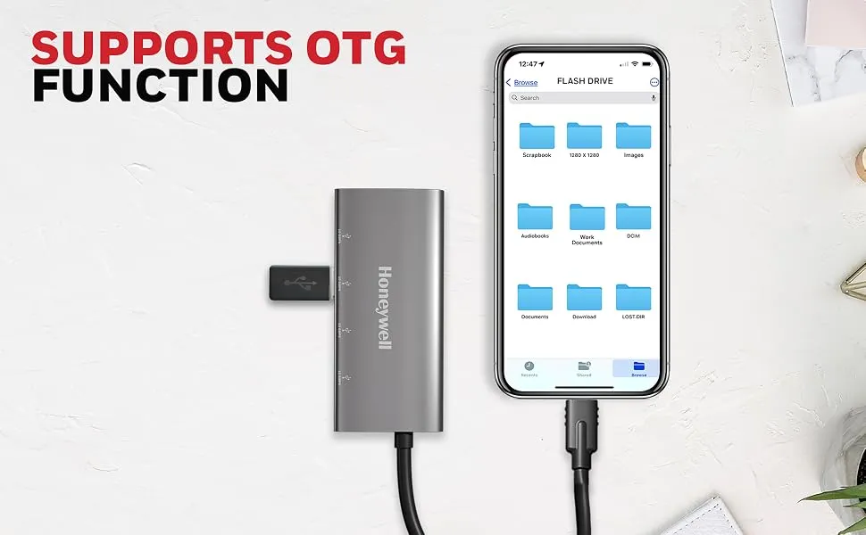 Honeywell Momentum TypeC to 2xUSB 3.2 Gen 2 TypeC Port & 2xUSB 3.2 Gen 2 TypeA Port Hub overview 4