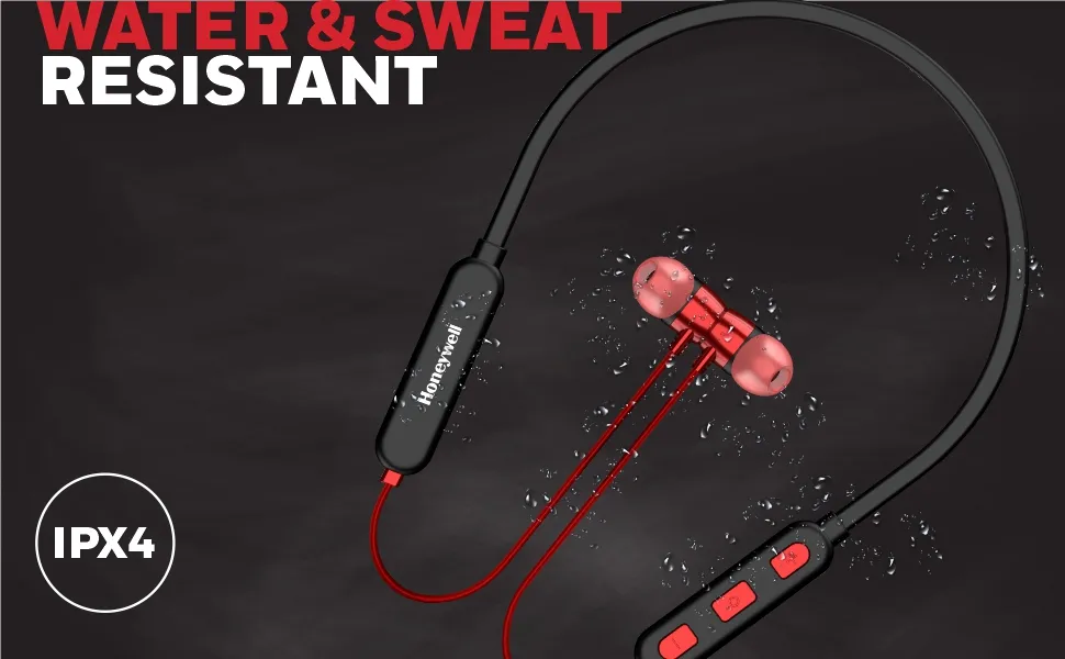 Honeywell Moxie V10 Bluetooth Neckband – Black overview 2
