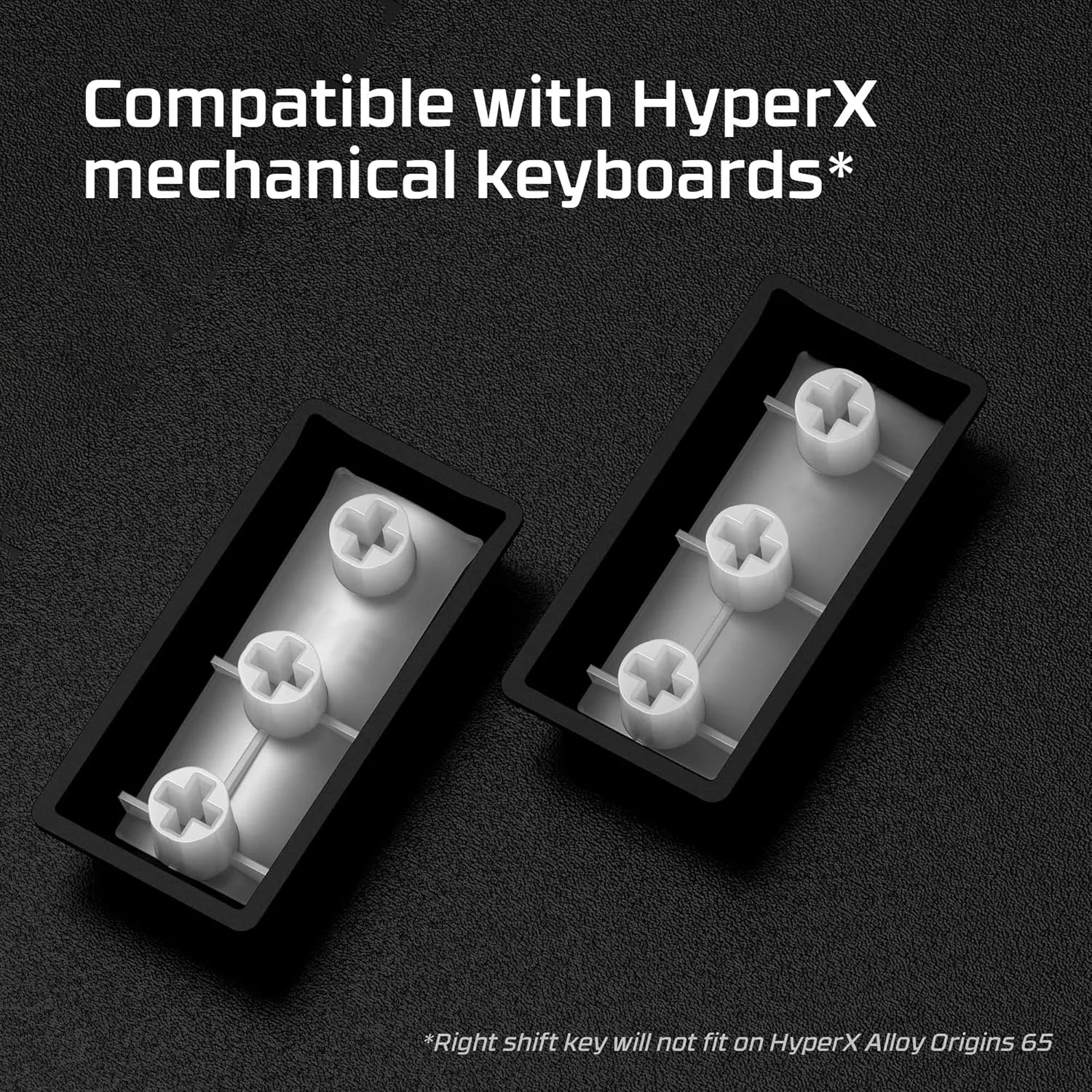 HyperX PBT Keycaps Full Key Set, Double Shot PBT Material, English (US) Layout, 104 Keys (Pink) overview 2