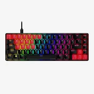 HyperX Rubber Keycaps - Gaming Accessory Kit (Red) overview 2