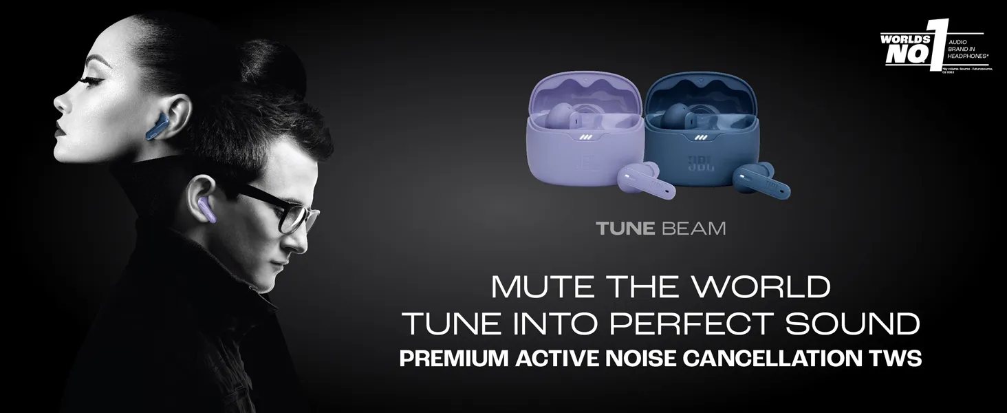 JBL Tune Beam, Blue overview 1