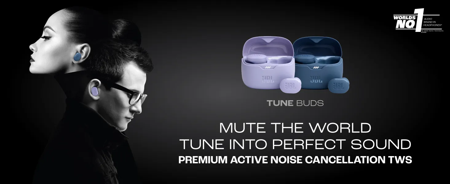 JBL Tune Buds, Blue overview 1