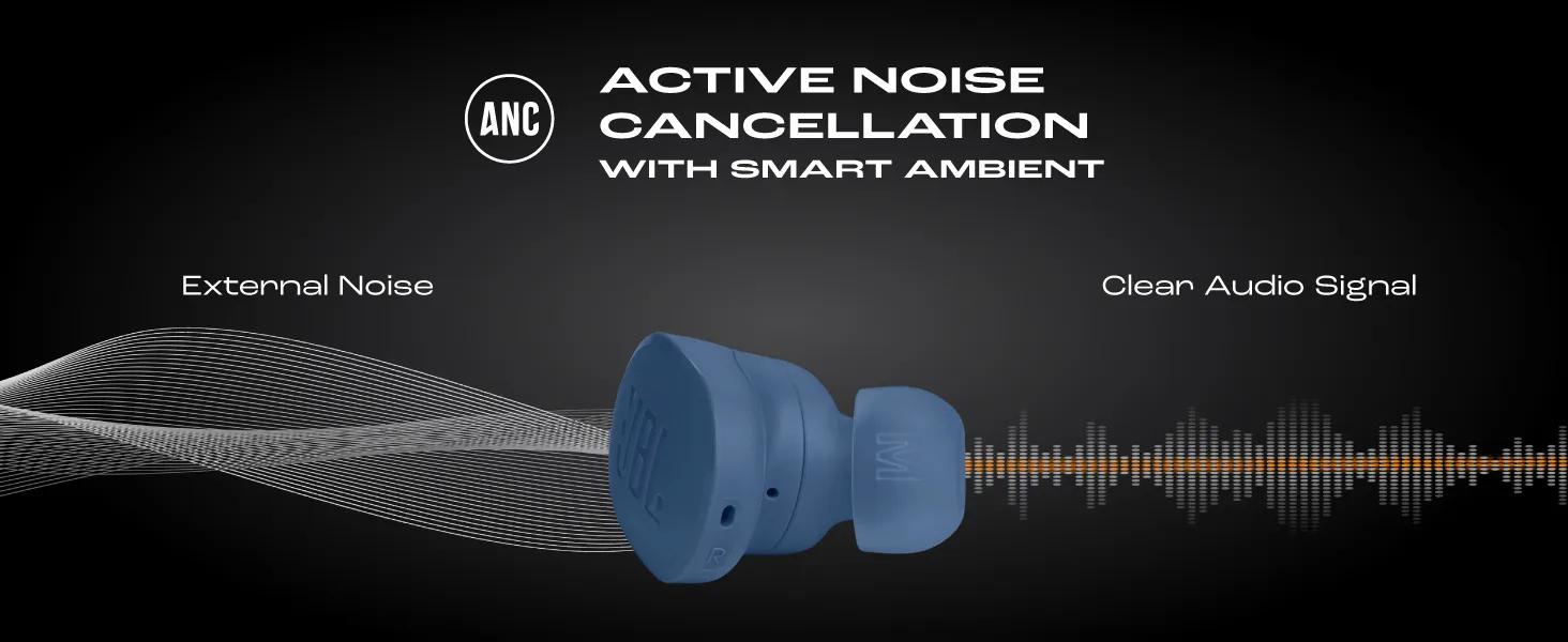 JBL Tune Buds, Blue overview 3