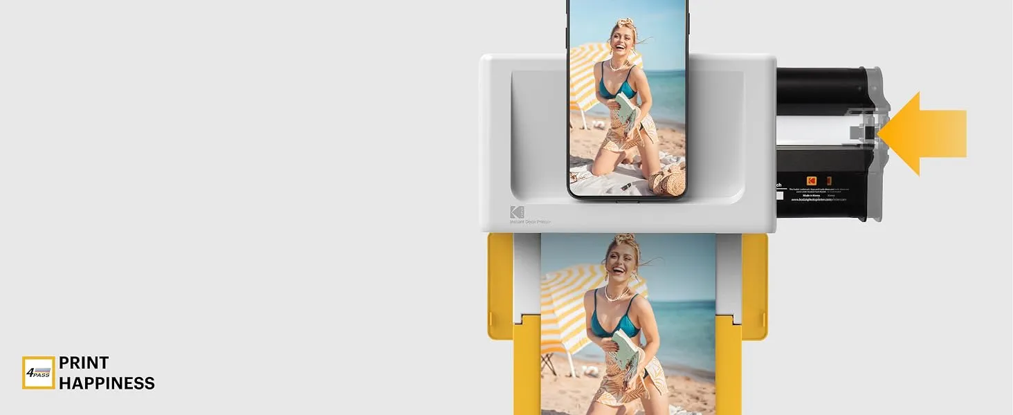 KODAK 4PASS Film Cartridge (4x6 inches) Dock and Dock Plus, 80 Sheets overview 3