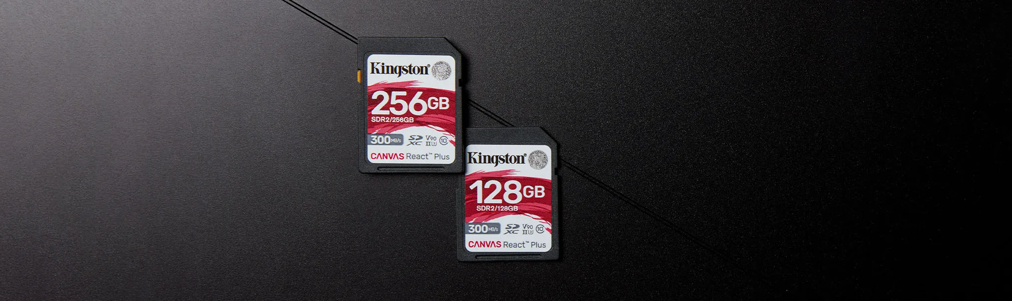 Kingston 256GB Canvas React Plus UHS-II SDXC Memory Card overview 1