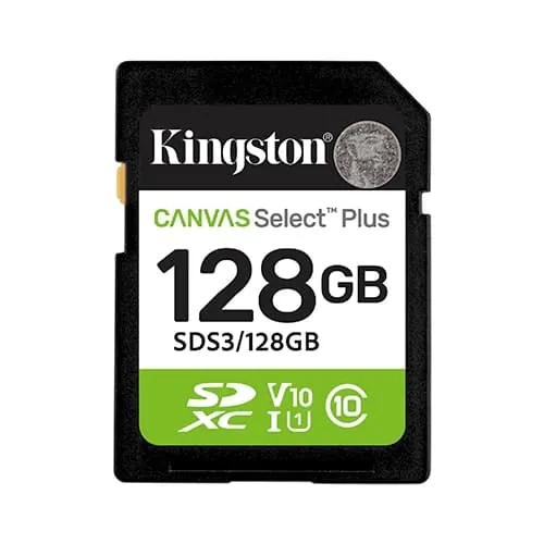 Kingston Canvas Select Plus 128GB SDXC Memory Card