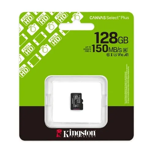 Kingston Canvas Select Plus 128GB microSDXC Memory Card overview 1
