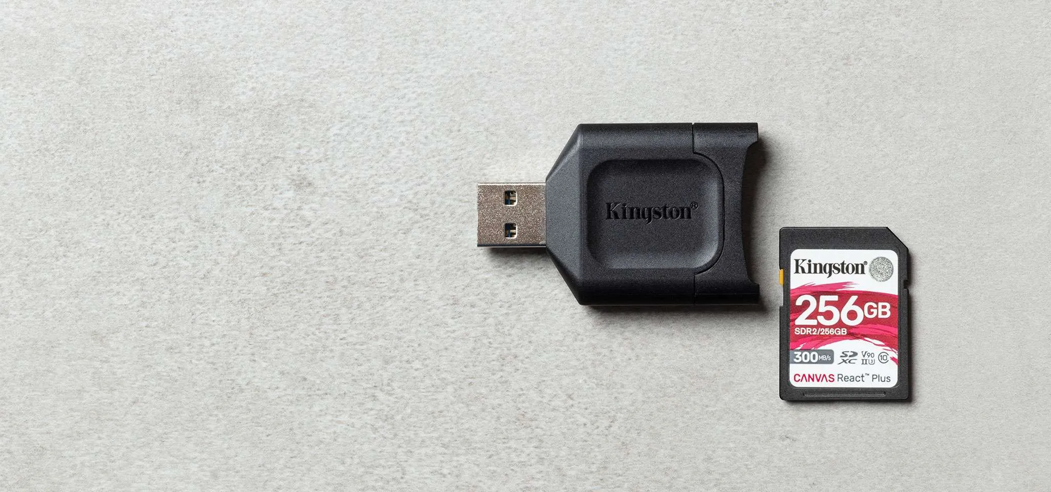 Kingston Mobile Lite Plus USB 3.2 SDHC/SDXC UHS-II Card Reader (MLP) overview 1