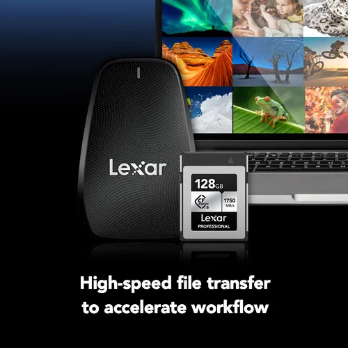 Lexar 128GB Professional CFexpress Type B Card SILVER Series overview 8