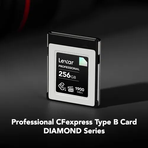 Lexar 256GB Professional CFexpress Type B Card DIAMOND Series overview 1