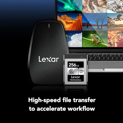 Lexar 256GB Professional CFexpress Type B Card SILVER Series overview 8