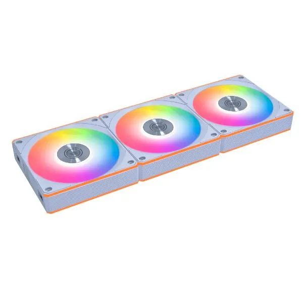 Lian Li 12CL1W3W UNI Fan CL Wireless 120 Triple Pack - 2.4 GHz Wireless Signal RGB & PWM PC Case Fans Control - White