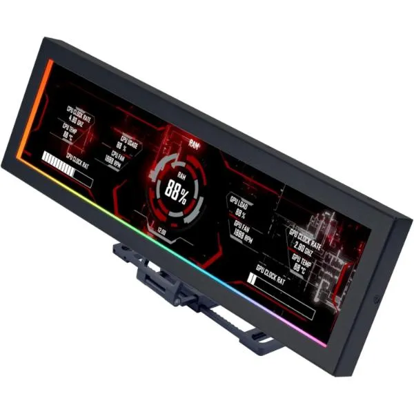 Lian Li 8.8 Inch Universal Screen US88v1 Black (G89-SM088X-IN)