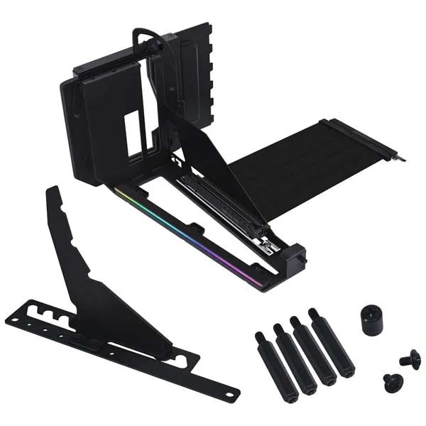 Lian Li ATX PC Case Multi-Directional 4 Slots Vertical GPU Kit V3 (VG4v3 Black)