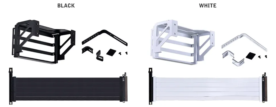Lian Li O11D-EVO (PCI-E 4.0 X16) Upright GPU Kit For O11 Dynamic EVO (White) overview 1