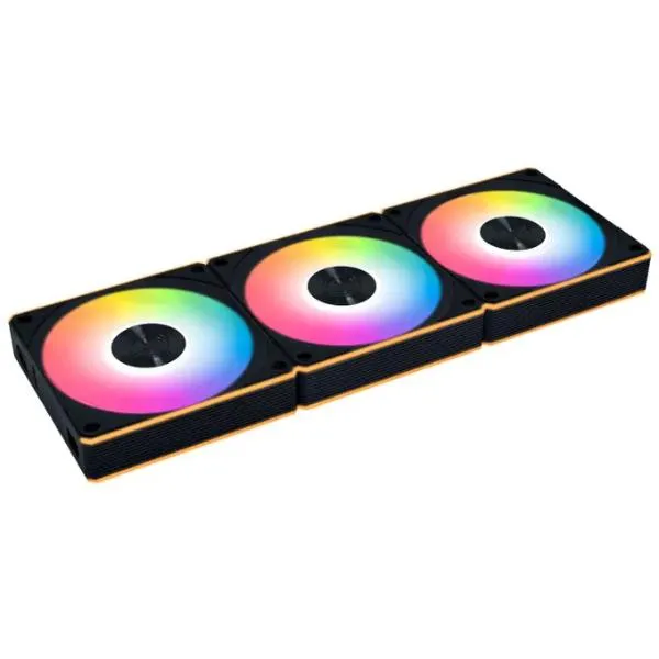 Lian Li UNI FAN CL WIRELESS 120mm Triple Fan Pack - Black - 12CL1W3B