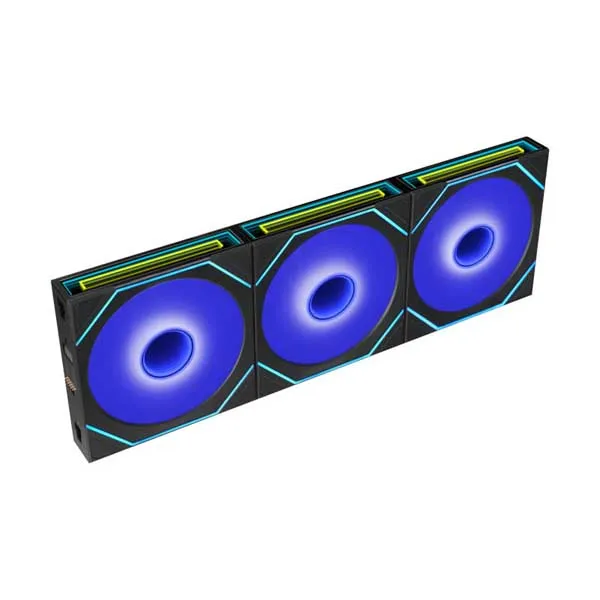 Lian Li Uni Fan SL-INF Flex 120mm Case Fan (3-Pack) Black (G9F.12SLIN1F3B.IN)
