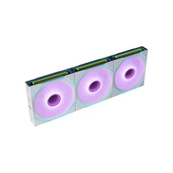 Lian Li Uni Fan SL-INF Flex 120mm Case Fan (3-Pack) White (G9F.12SLIN1F3W.IN)
