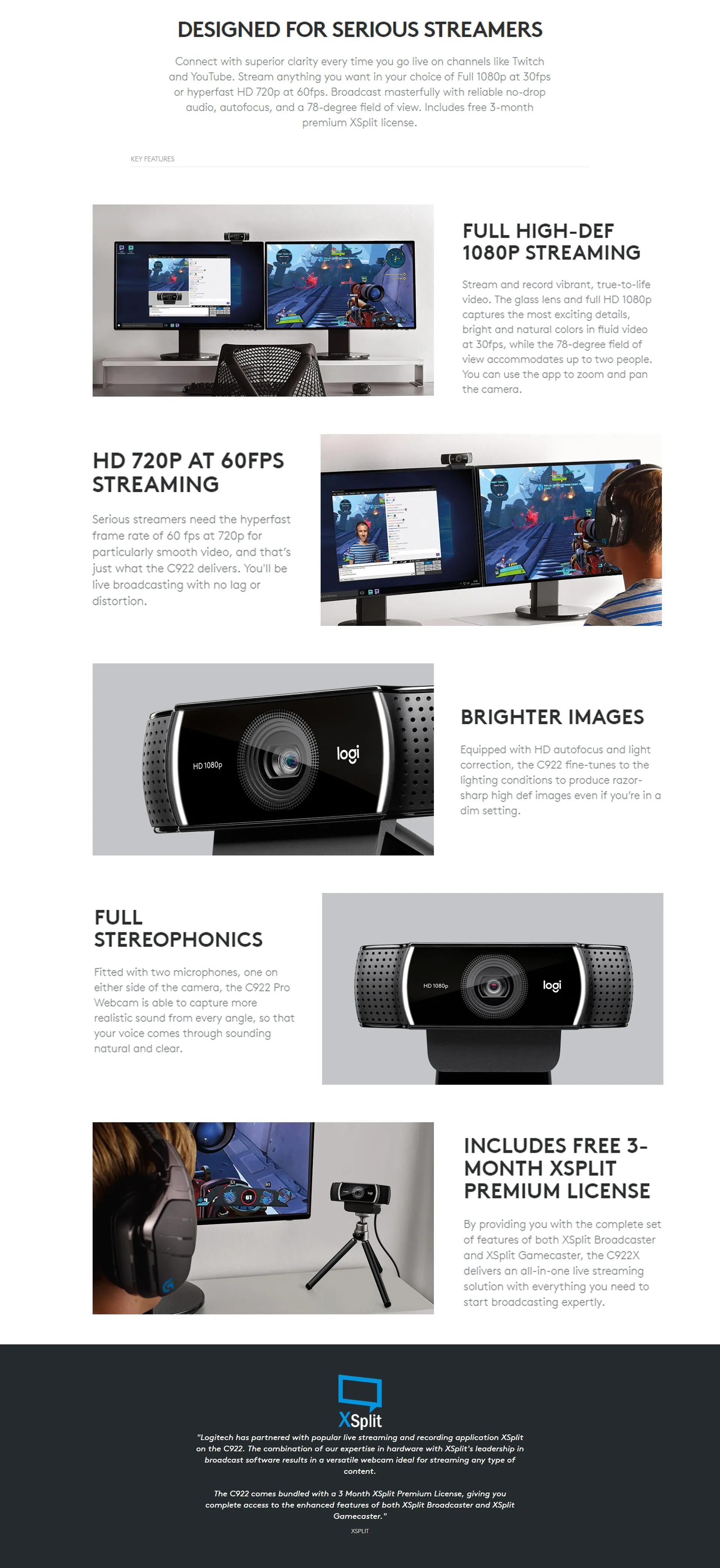 Logitech C922 Pro Stream overview 10