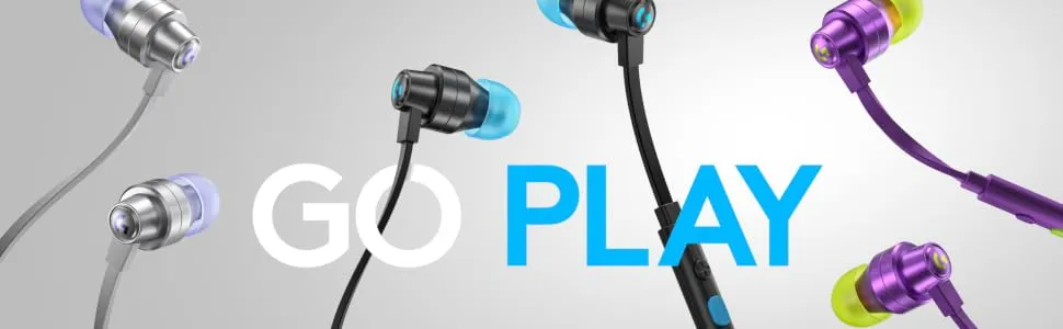 Logitech G333 Gaming Earphones with Dual Drivers Purple overview 1