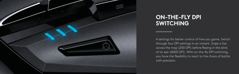 Logitech G402 HYPERION FURY overview 2