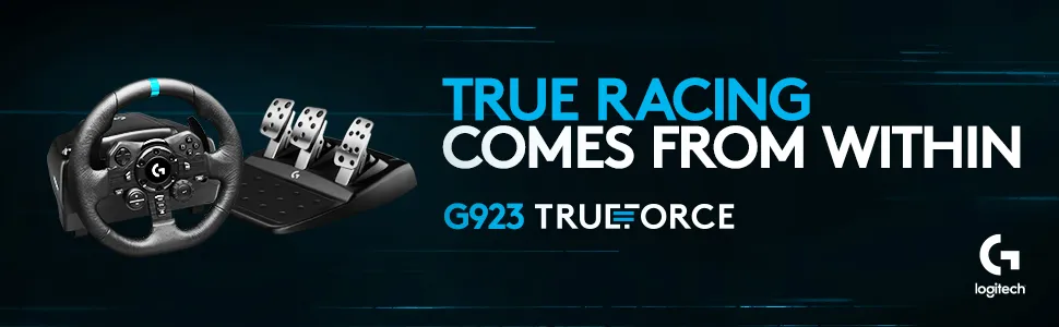 Logitech G923 TrueForce Racing Wheel overview 3
