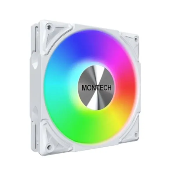 MONTECH Metal PRO 12 ARGB PWM Fan (White)