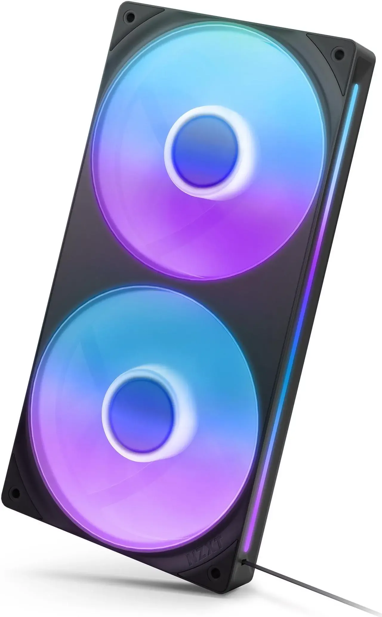 NZXT F240 RGB CORE RF-U24HF-B1 240mm RGB LED Single-Frame RGB Fan (Black) overview 2
