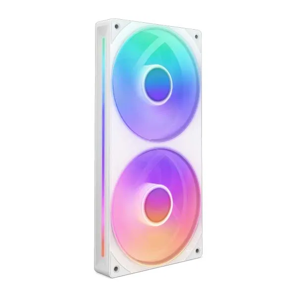 NZXT F240 RGB CORE RF-U24HF-W1 240mm RGB LED Single-Frame RGB Fan (White)