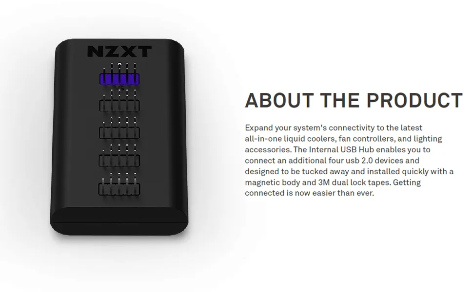 NZXT Internal USB Hub overview 2