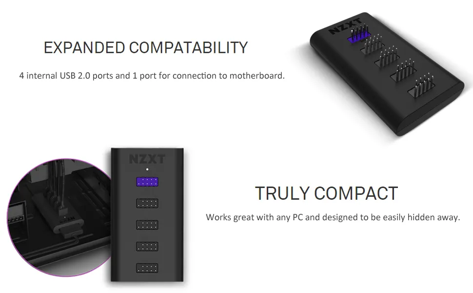 NZXT Internal USB Hub overview 3
