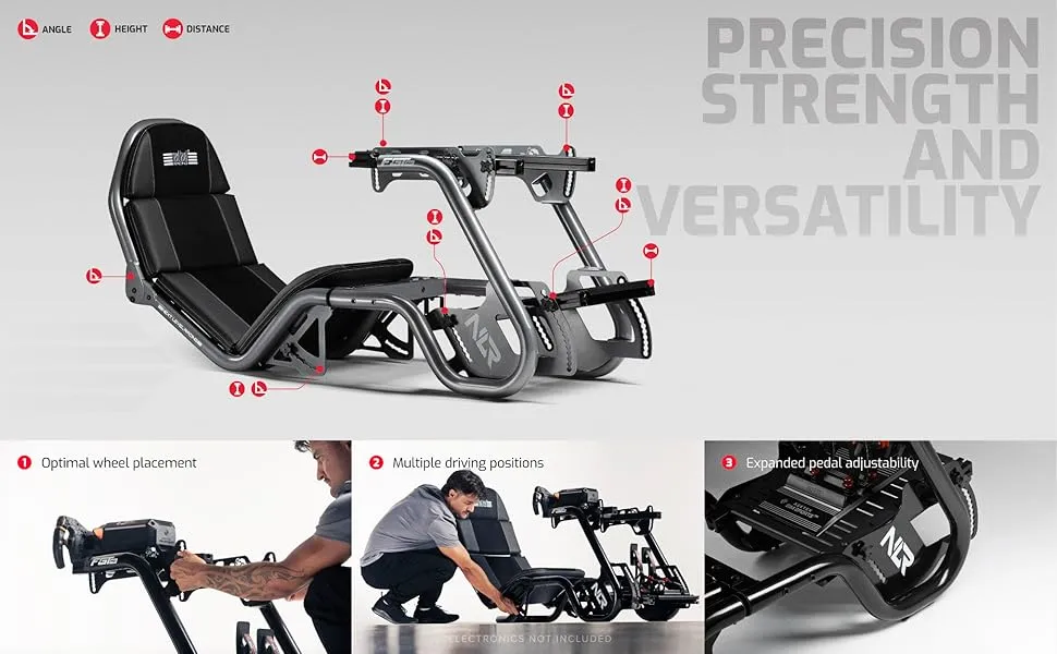 Next Level F-GT Pro Formula and GT Racing Cockpit – Black Edition overview 3