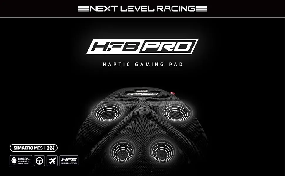 Next Level Racing HF8 Pro Haptic Feedback Gaming Pad (NLR-G006) overview 1
