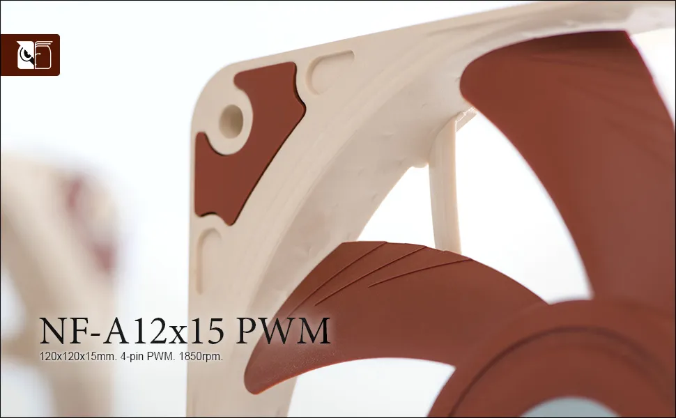 Noctua NF-A12x15 PWM Cabinet Fan (Single Pack) overview 1
