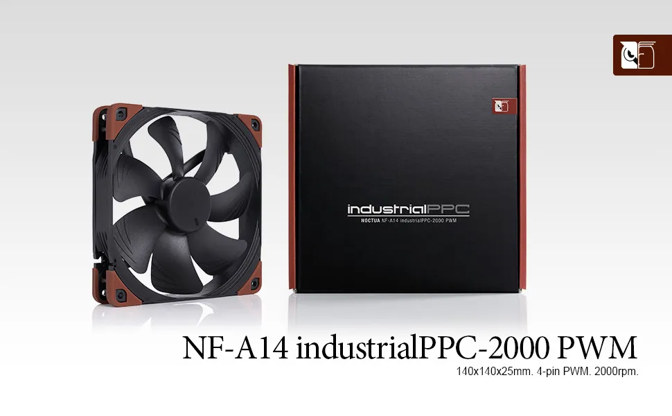Noctua NF-A14 IndustrialPPC-2000 PWM Cabinet Fan (Single Pack) overview 1