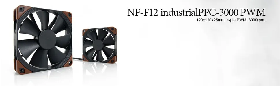 Noctua NF-F12 IndustrialPPC-3000 Cabinet Fan (Single Pack) overview 1