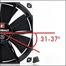 Noctua NF-F12 PWM Chromax Black Swap Cabinet Fan (Single Pack). overview 4