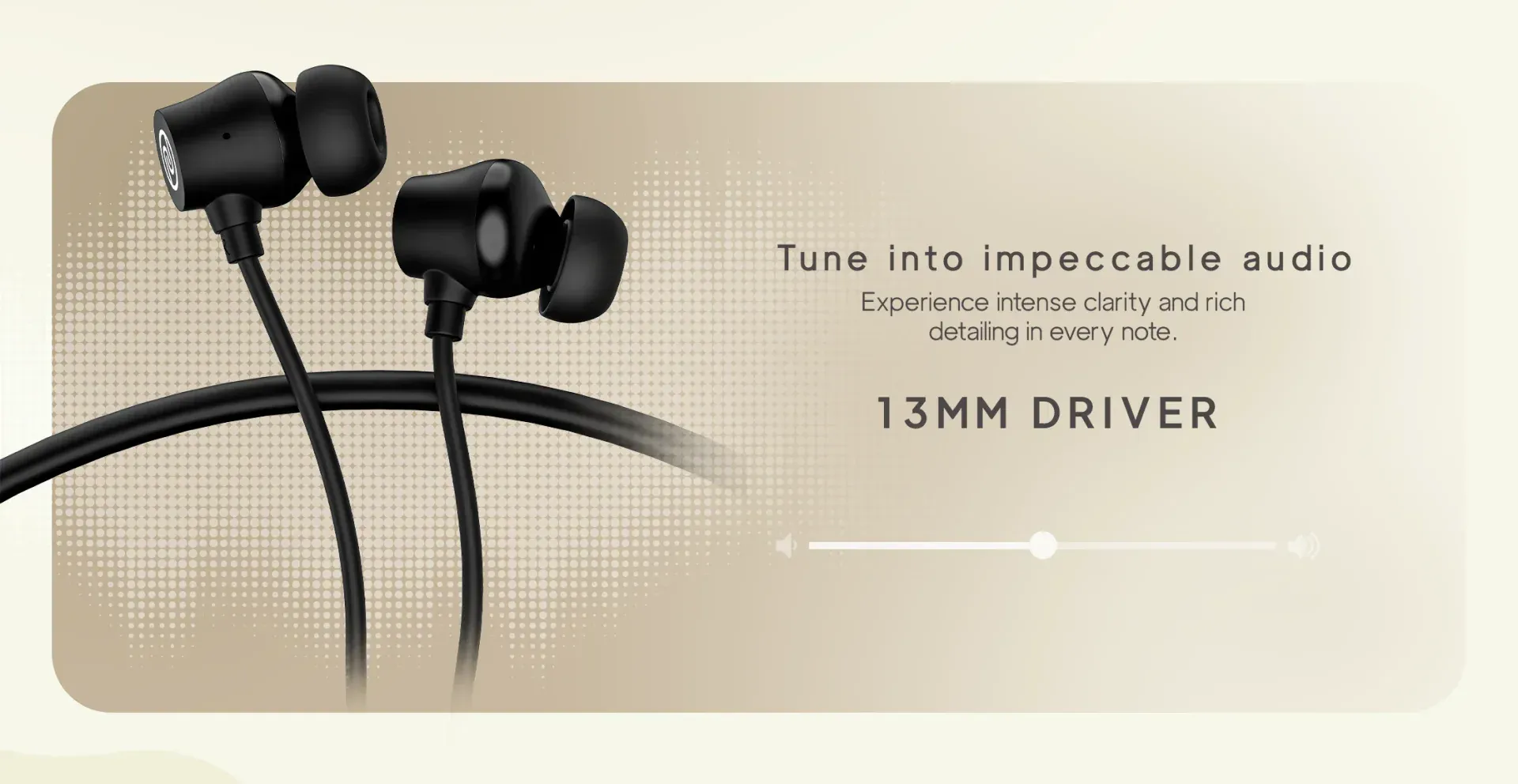 Noise Airwave Pro Bluetooth in Ear Neckband with Upto 32 dB ANC (Metallic Beige) overview 4