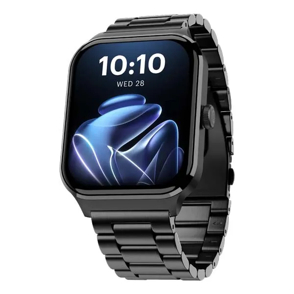 Noise Canvas Elite 1.96" Vivid Display Smart Watch (Metal Black)