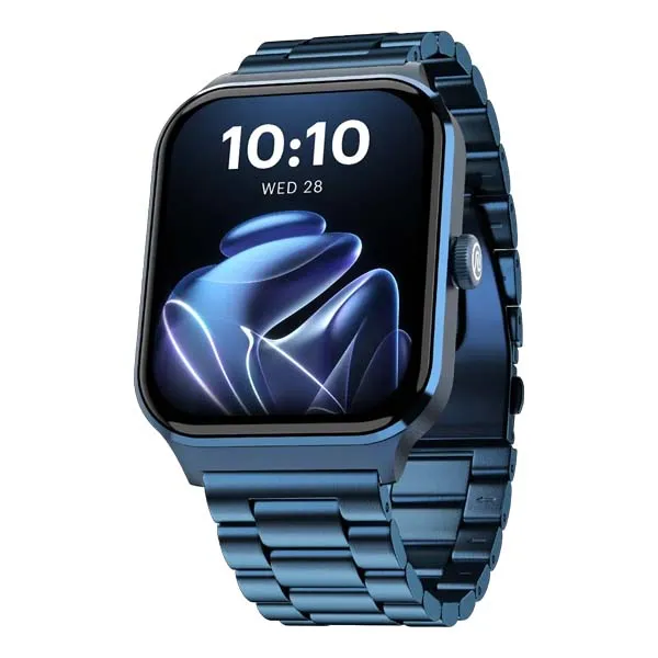 Noise Canvas Elite 1.96" Vivid Display Smart Watch (Metal Blue)