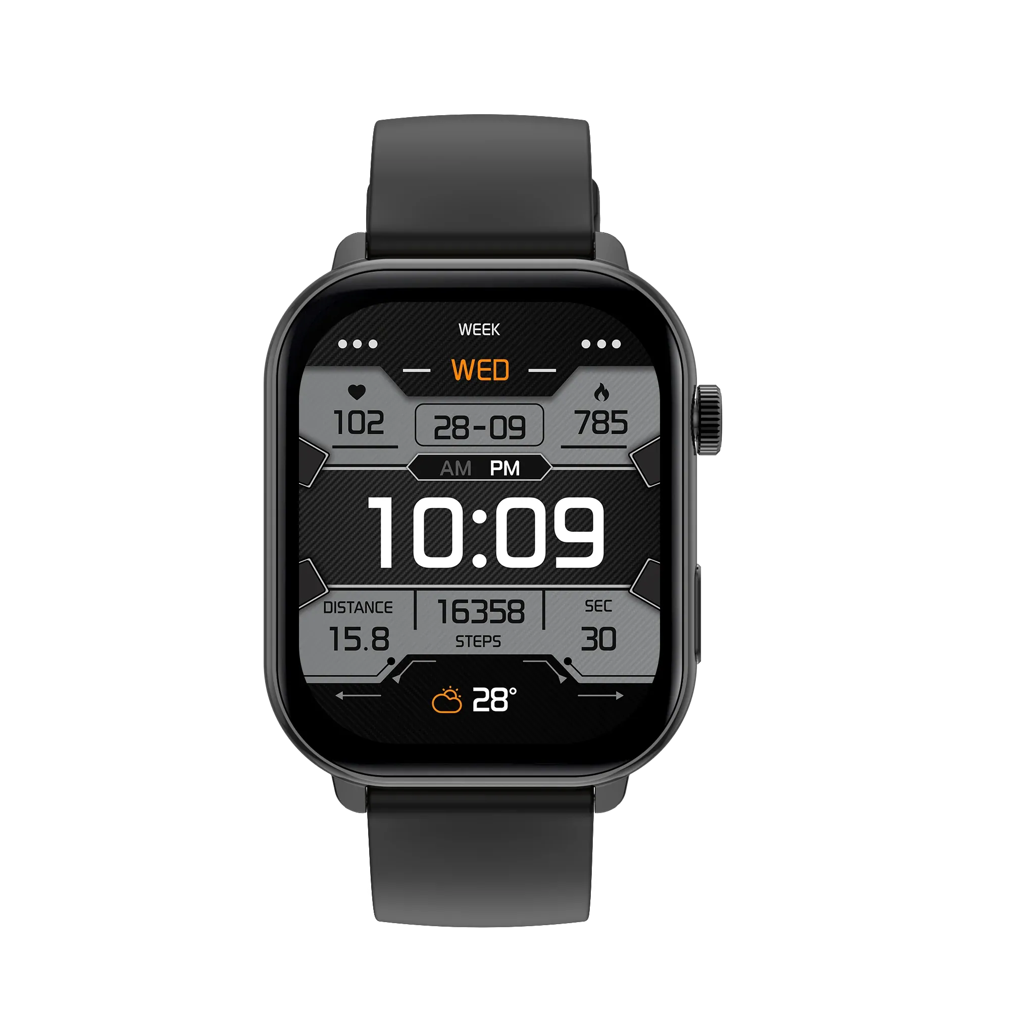 Noise ColorFit Victor 2 Smartwatch with AI Voice Assistance (Jet Black) overview 1