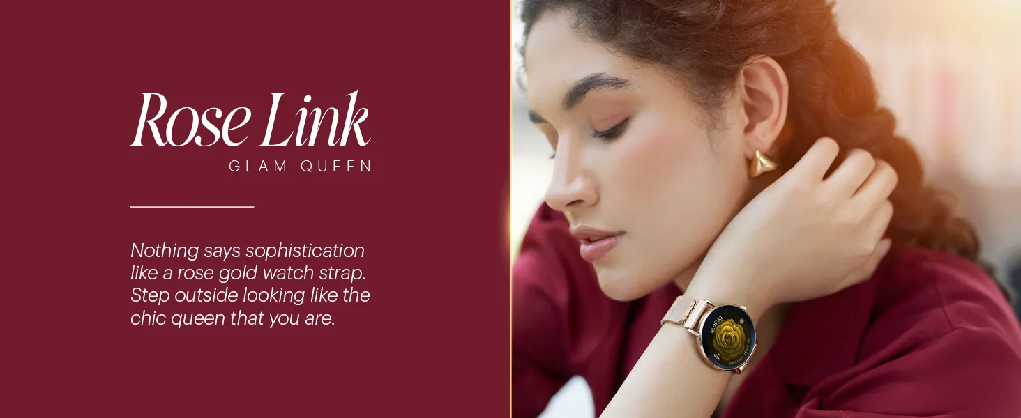 Noise Diva 2 Fashion Smart Watch for Women (Rose Link) overview 5