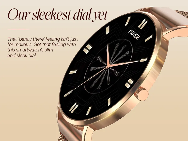 Noise Diva 2 Fashion Smart Watch for Women (Rose Pink) overview 2