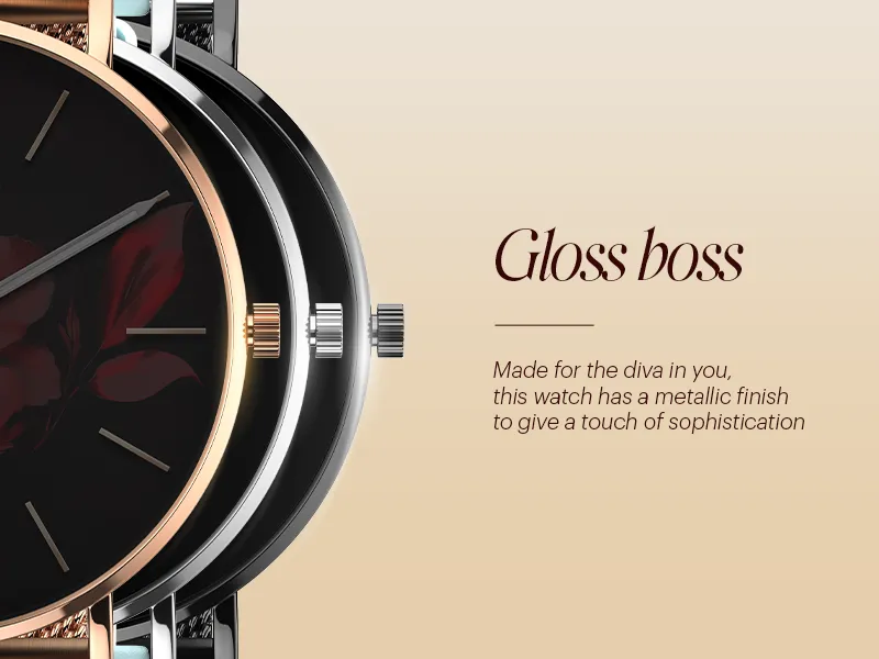 Noise Diva 2 Fashion Smart Watch for Women (Rose Pink) overview 3
