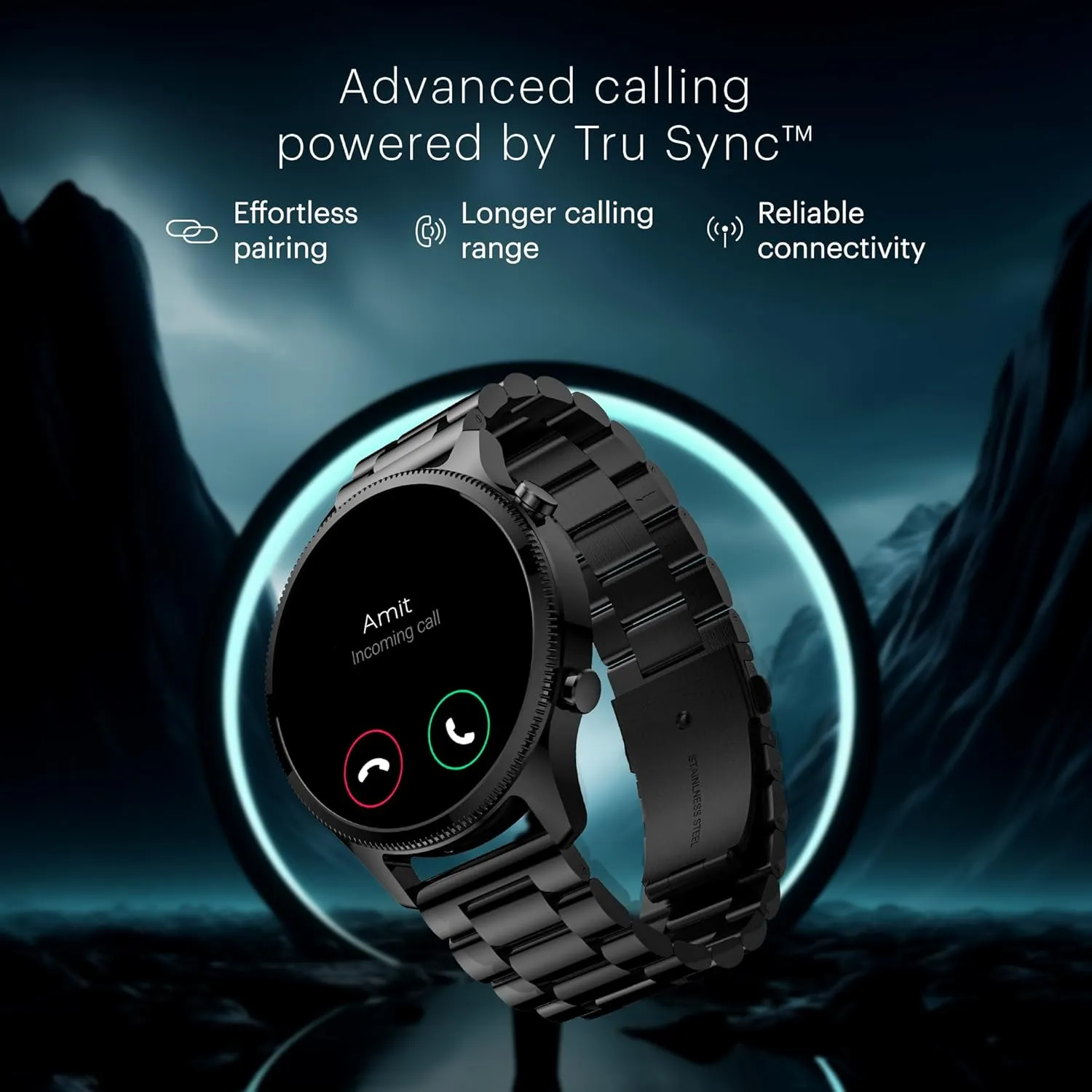 Noise Halo Plus 1.46" Super AMOLED Display Elite Smart Watch (Elite Black) overview 4