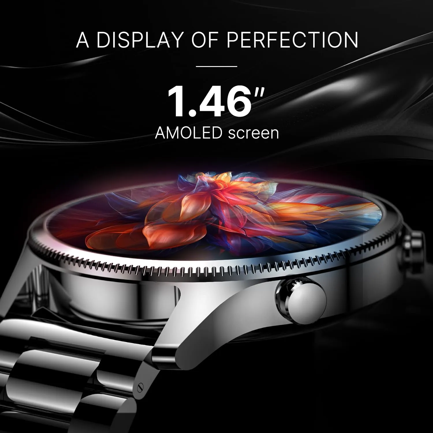 Noise Halo Plus 1.46" Super AMOLED Display Elite Smart Watch (Elite Black) overview 6
