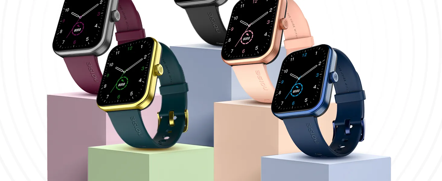 Noise Pulse 2 Max 1.85" Display Bluetooth Calling Smart Watch (Deep Wine) overview 2